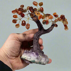 Gemstone Bonsai Tree - Carnelian