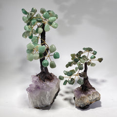 Gemstone Bonsai Tree - Green Quartz