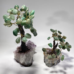 Gemstone Bonsai Tree - Green Quartz