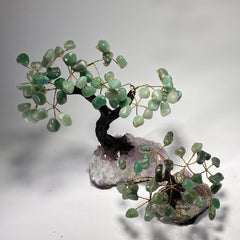 Gemstone Bonsai Tree - Green Quartz