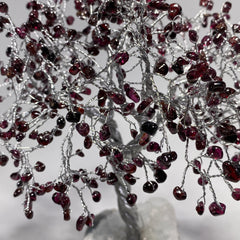 Gemstone Wire Tree - Garnet