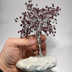 Gemstone Wire Tree - Garnet
