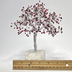 Gemstone Wire Tree - Garnet