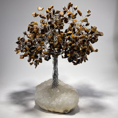 Gemstone Wire Tree - Tiger Eye