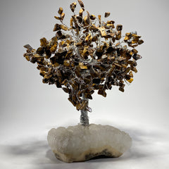 Gemstone Wire Tree - Tiger Eye