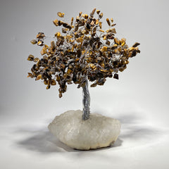Gemstone Wire Tree - Tiger Eye