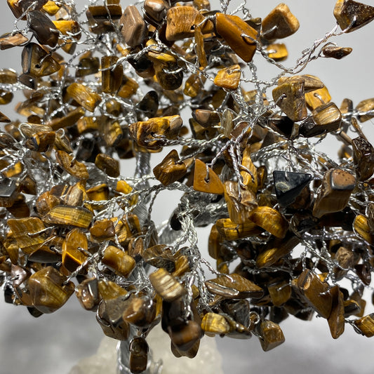 Gemstone Wire Tree - Tiger Eye