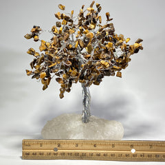 Gemstone Wire Tree - Tiger Eye