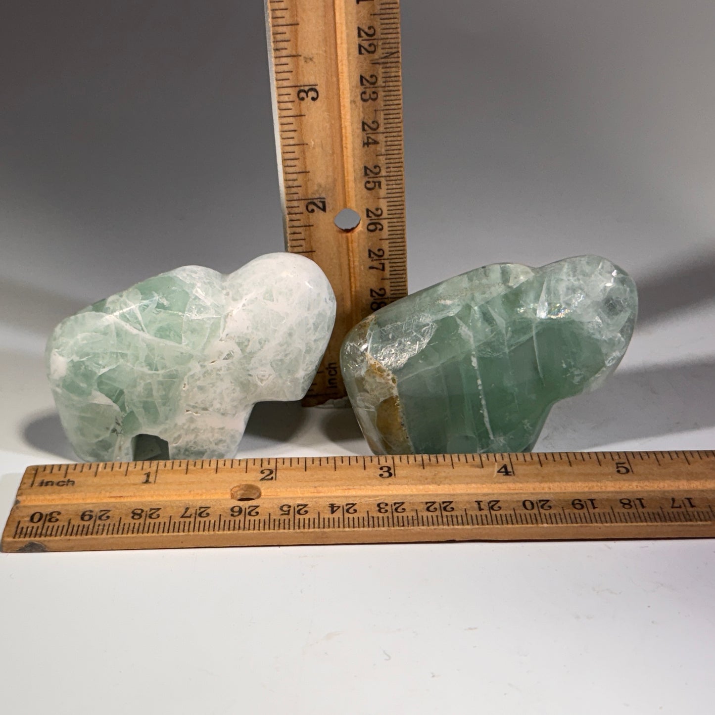 Fluorite Buffalo Fetish - 2.5x1.75 Inches
