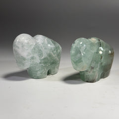 Fluorite Buffalo Fetish - 2.5x1.75 Inches