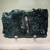 Medium Specular Hematite slab with stand