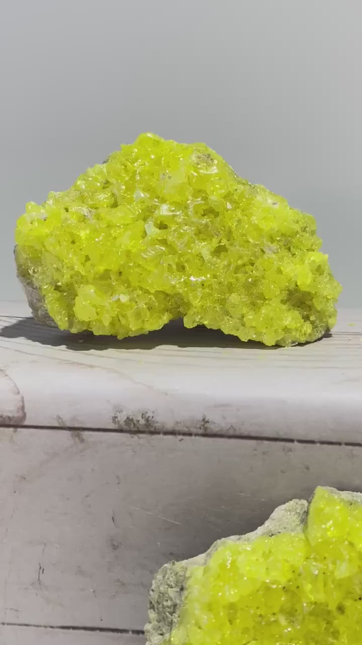 Sulfur Crystal Cluster
