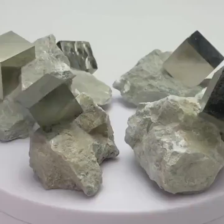 Medium Navajún Pyrite Crystal in Matrix