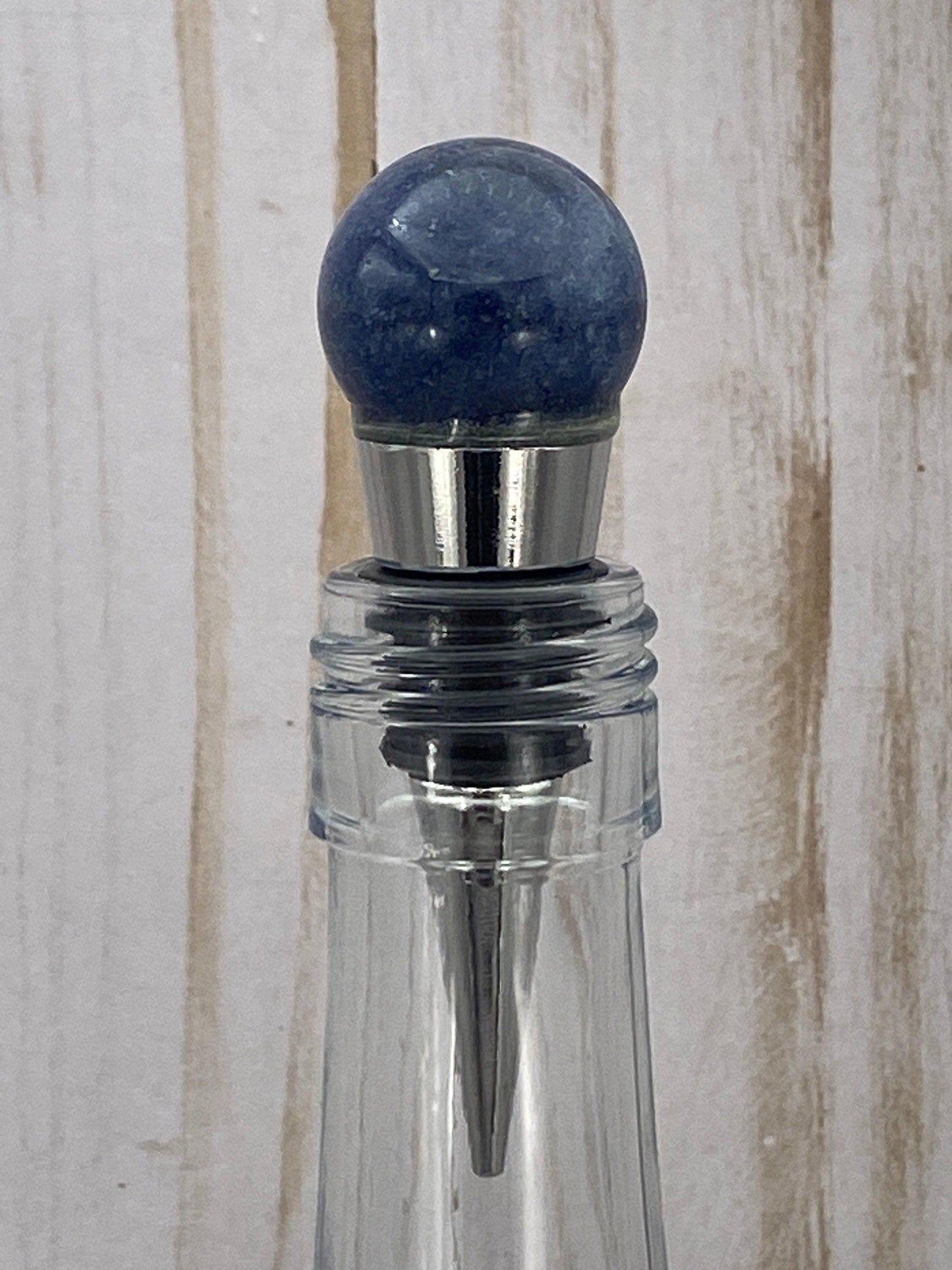 Bottle stopper - gemstone sphere specimens - RocciaRoba
