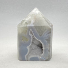 Agate geode obelisk