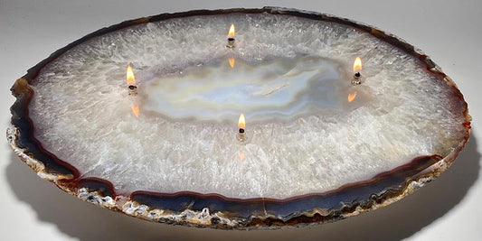 Crystal & Fossil Rock Candle FAQs