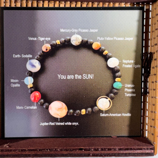 You are the Sun Stretchy Bead Bracelet