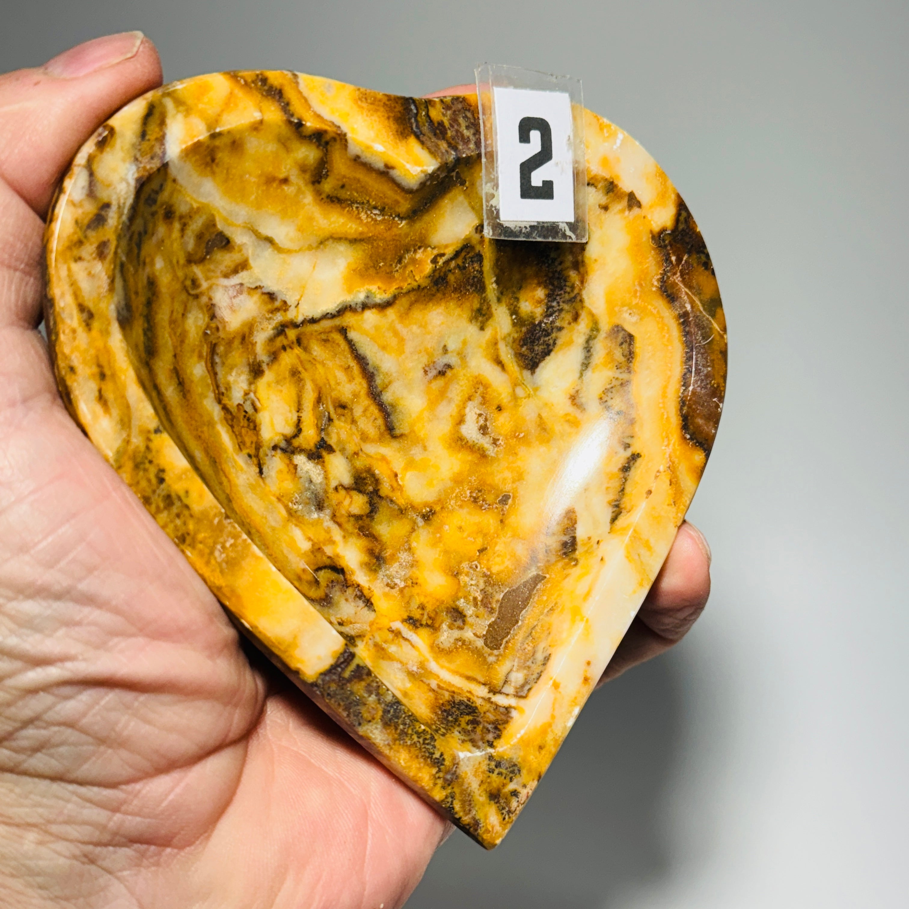 Heart-shaped Onyx Dish