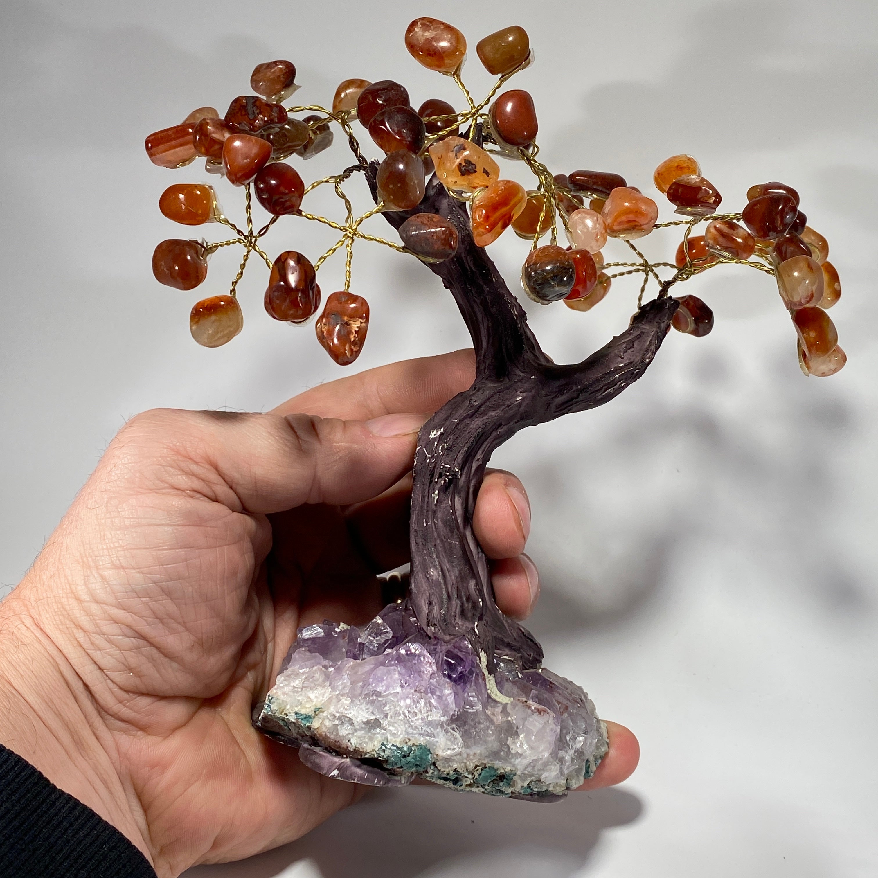 Gemstone Bonsai Tree - Carnelian