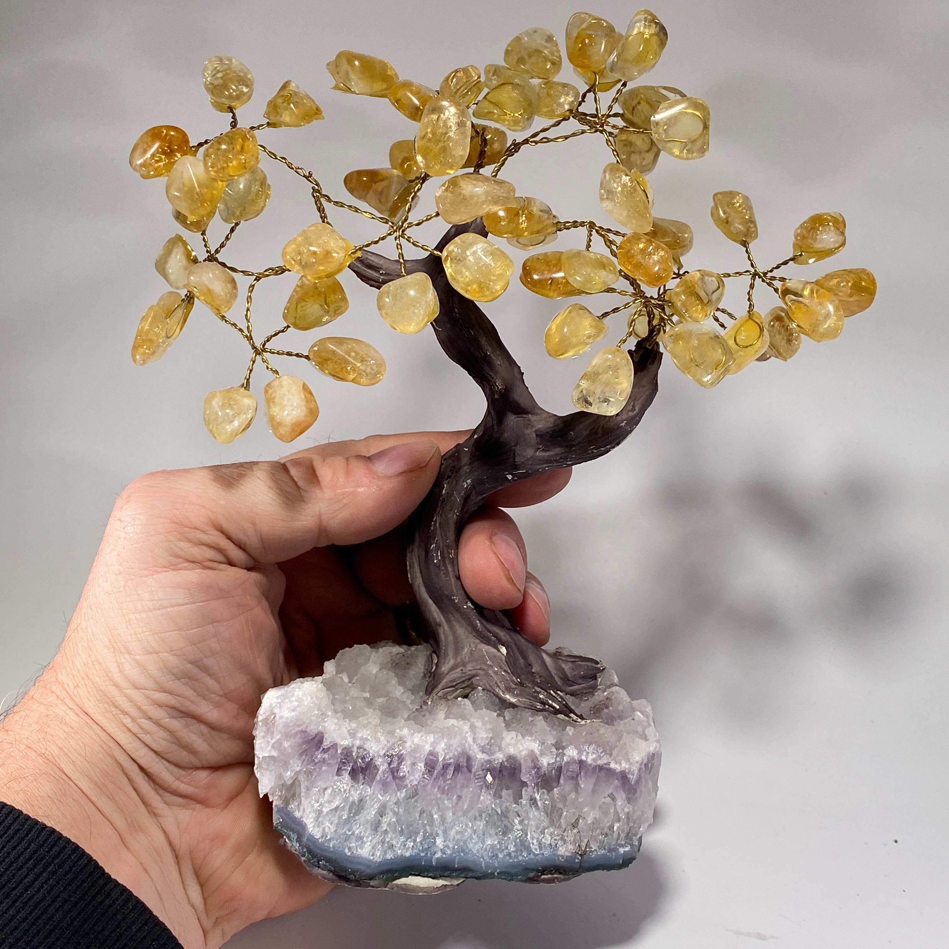 Gemstone Bonsai Tree - Citrine