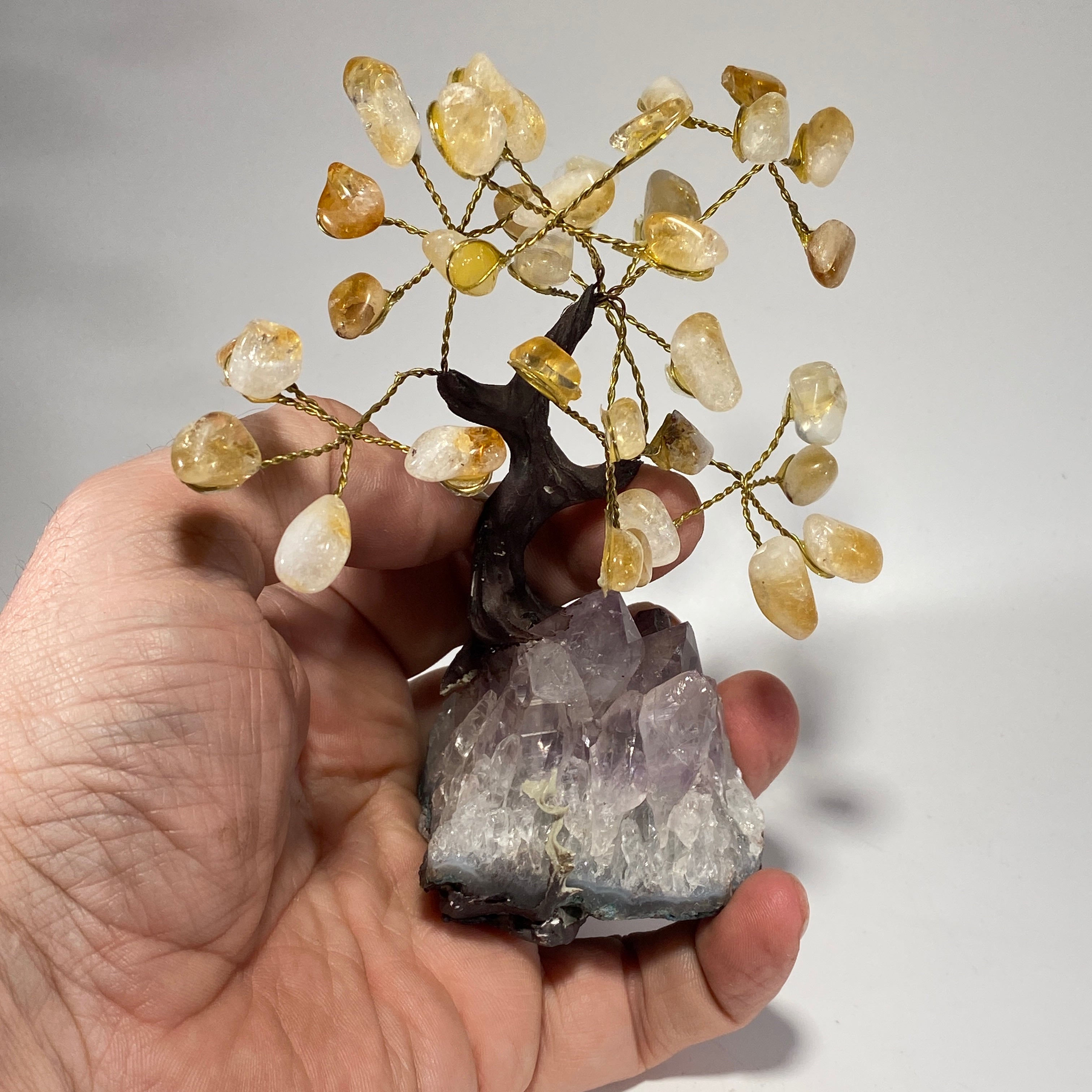 Gemstone Bonsai Tree - Citrine