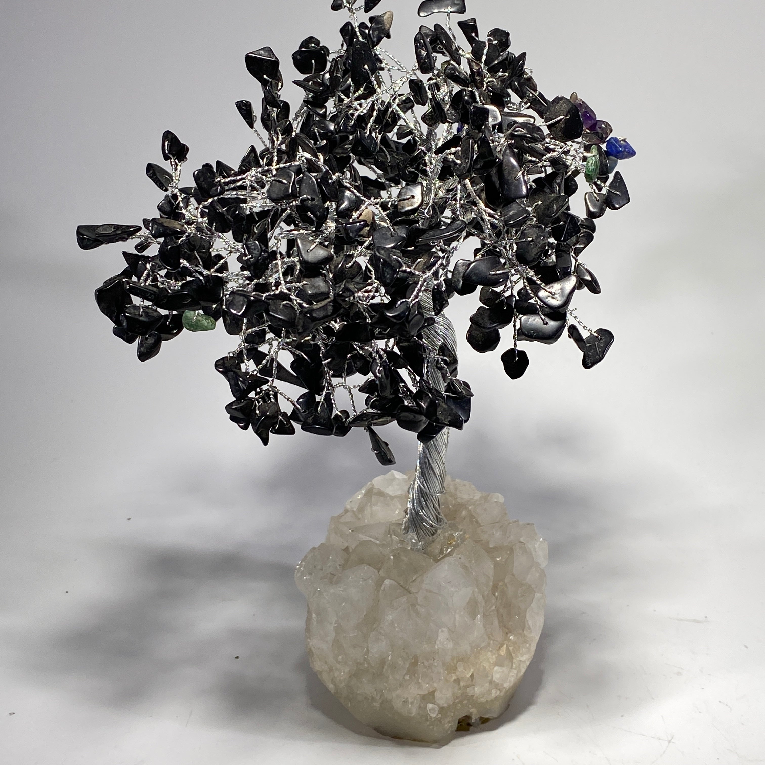 Gemstone Wire Tree - Black Agate