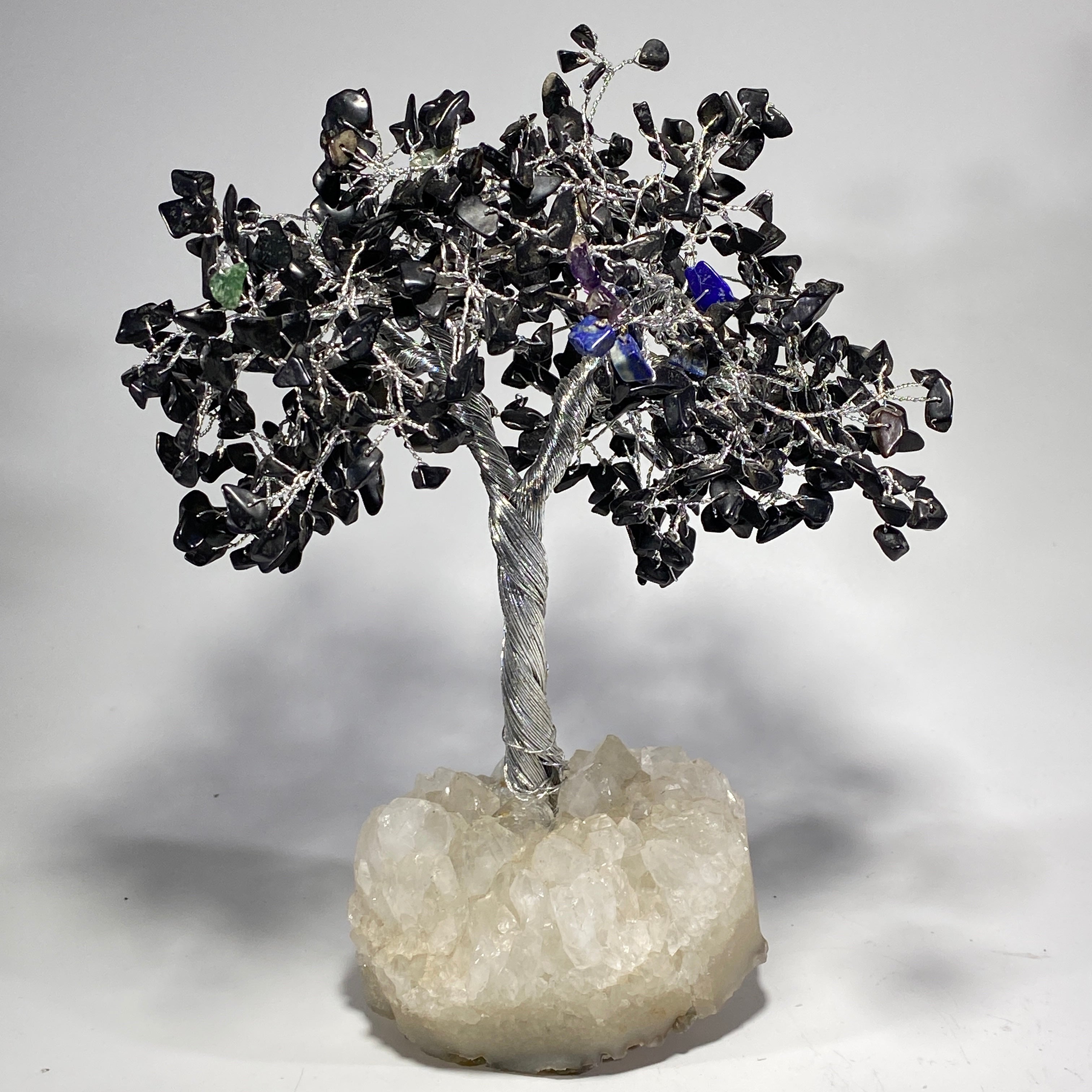 Gemstone Wire Tree - Black Agate