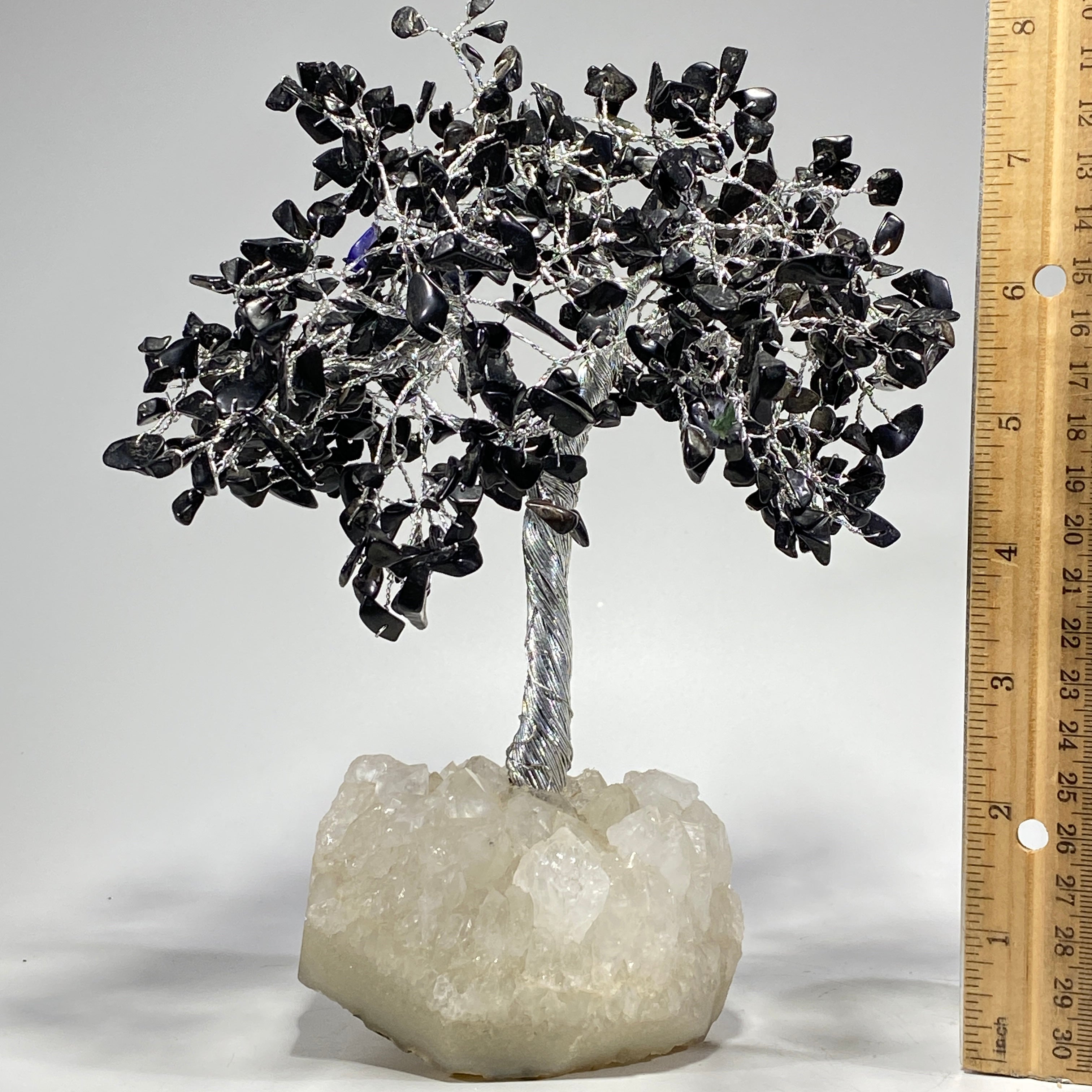 Gemstone Wire Tree - Black Agate