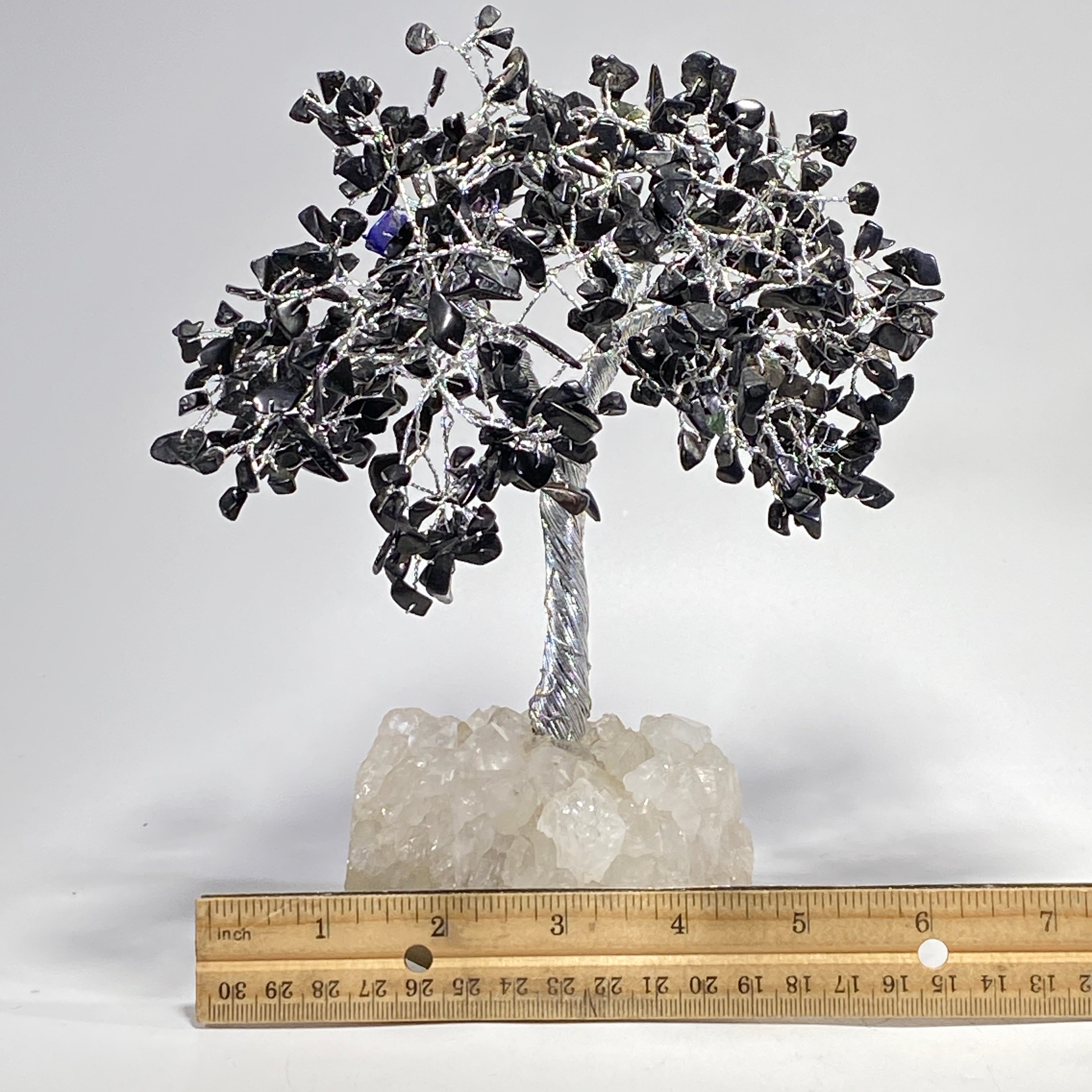 Gemstone Wire Tree - Black Agate