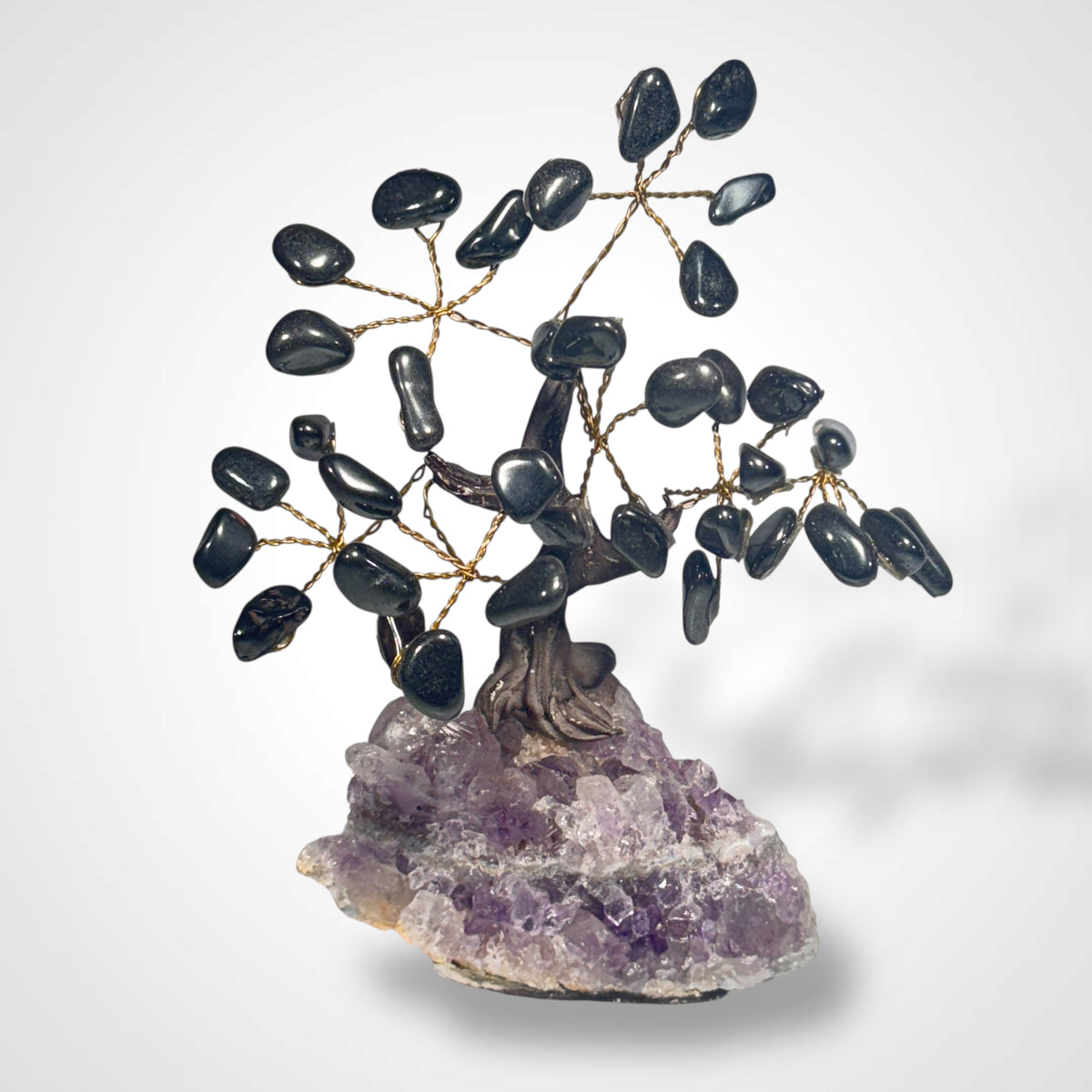 Gemstone Bonsai Tree - Hematite