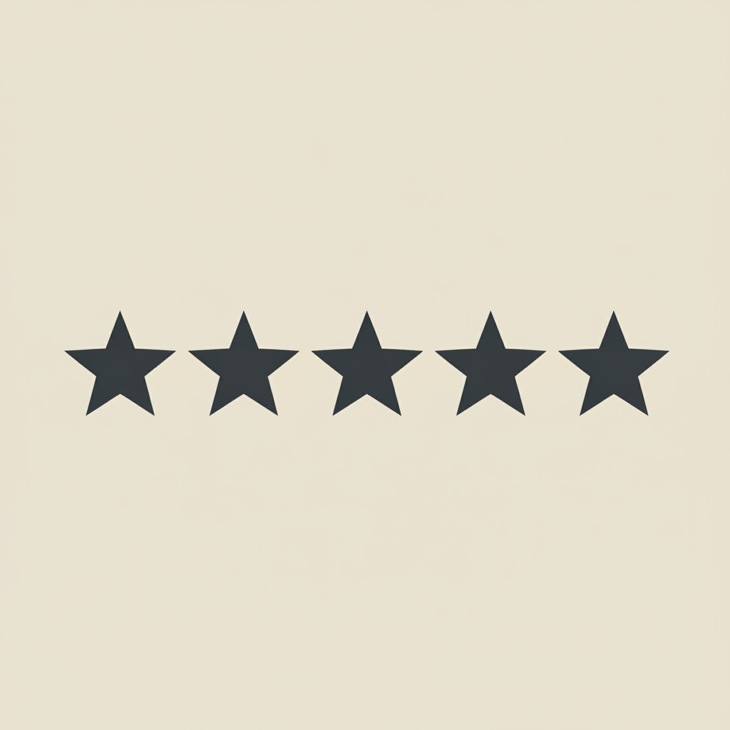 Five Star Reviews Icon