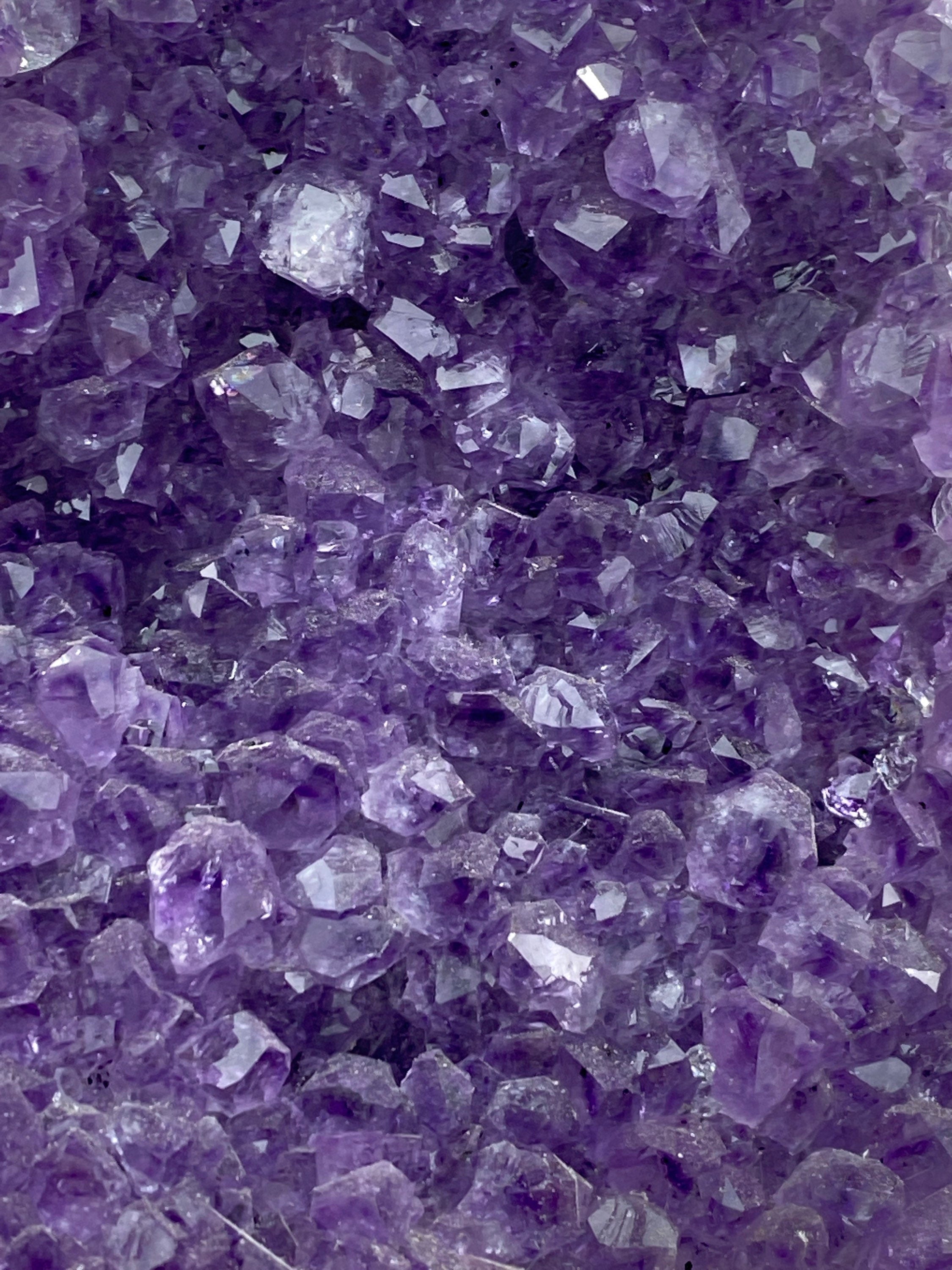 [shopname] - Cut Base Amethyst geode cluster, 1-1.5lb, rock decor