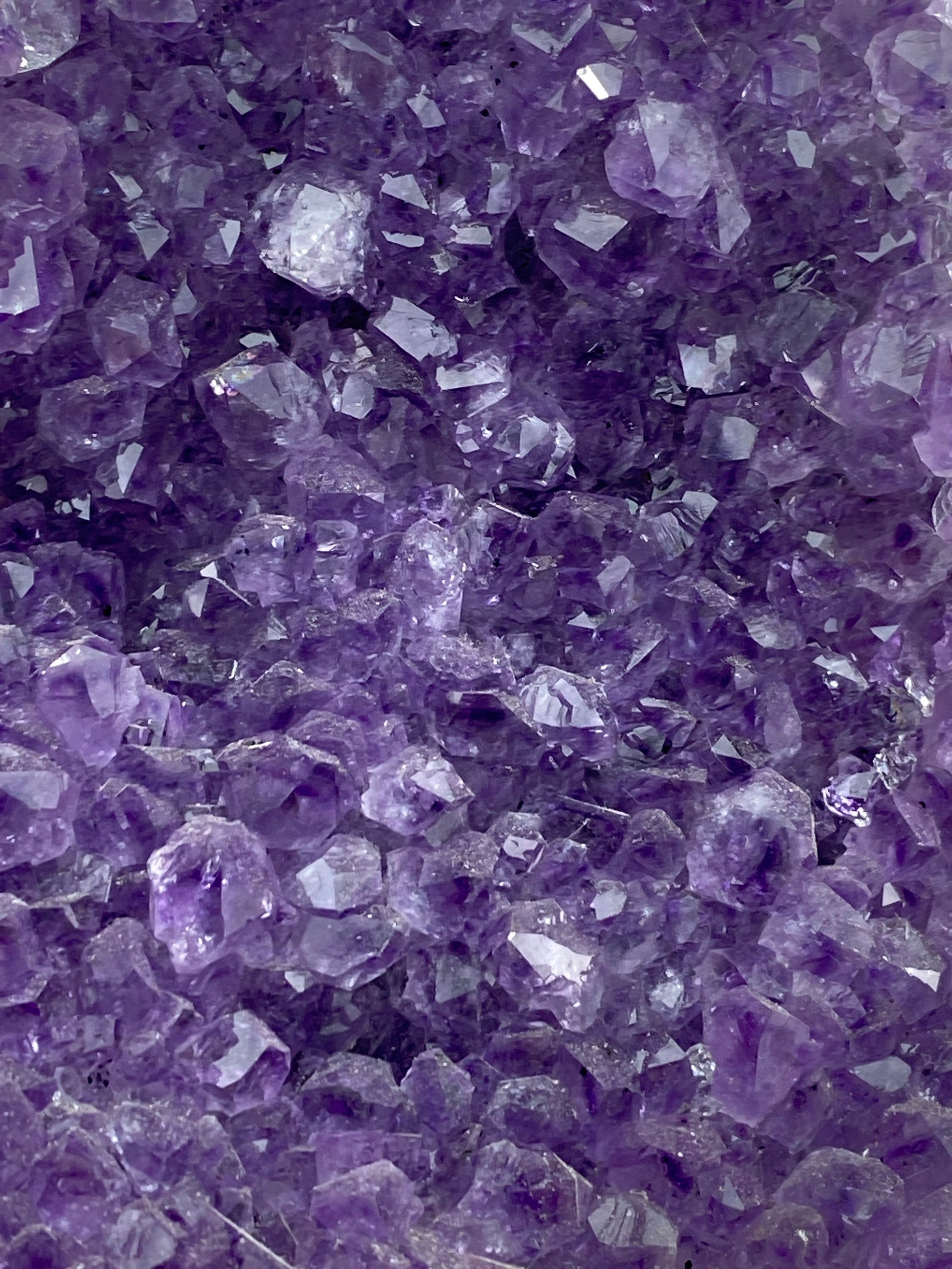 Roccia Roba - Cut Base Amethyst geode cluster, 1-1.5lb, rock decor
