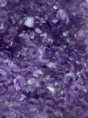 [shopname] - Cut Base Amethyst geode cluster, 1-1.5lb, rock decor