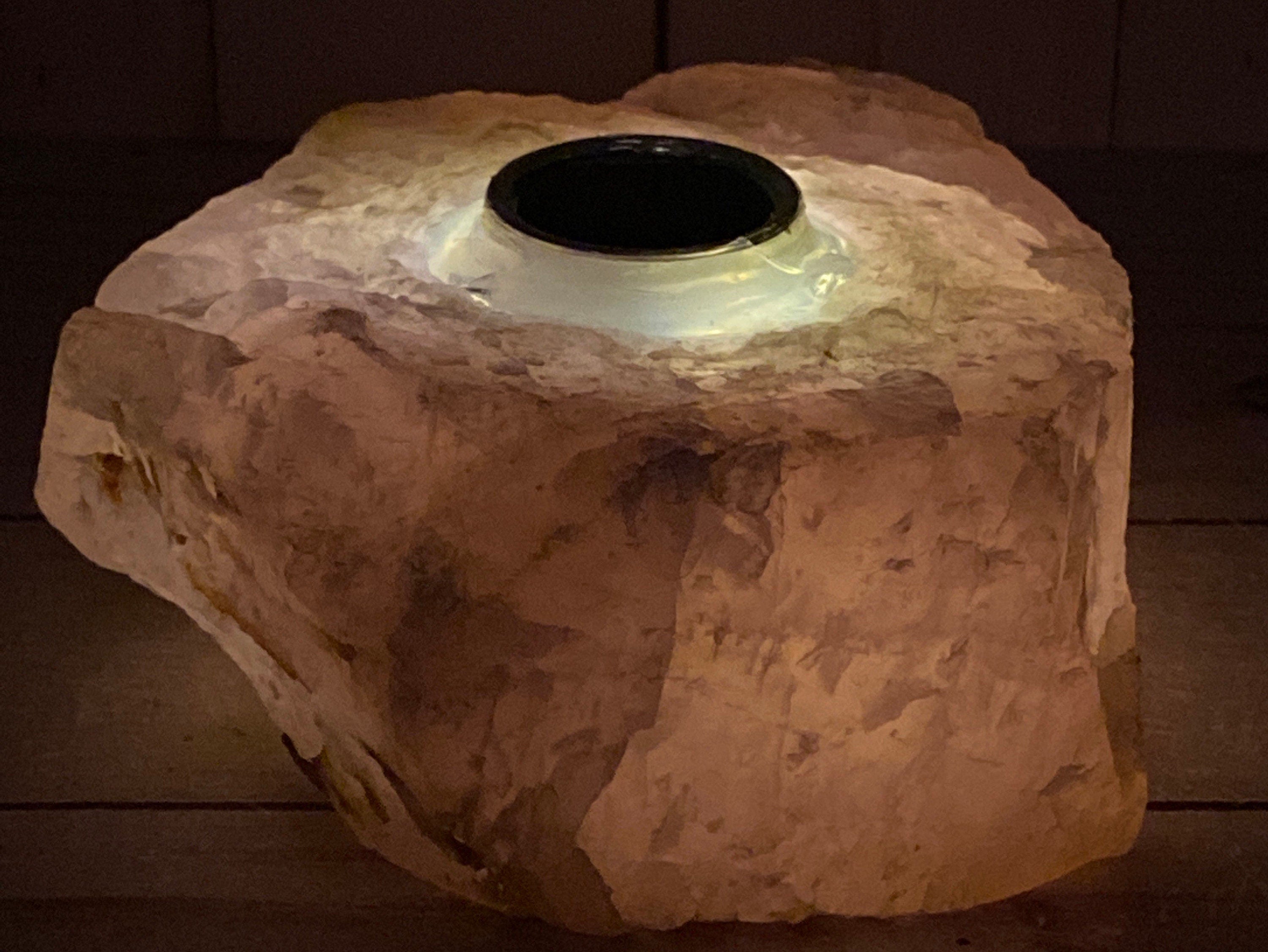 [shopname] - Replacement solar cell for solar-powered rock, rock decor