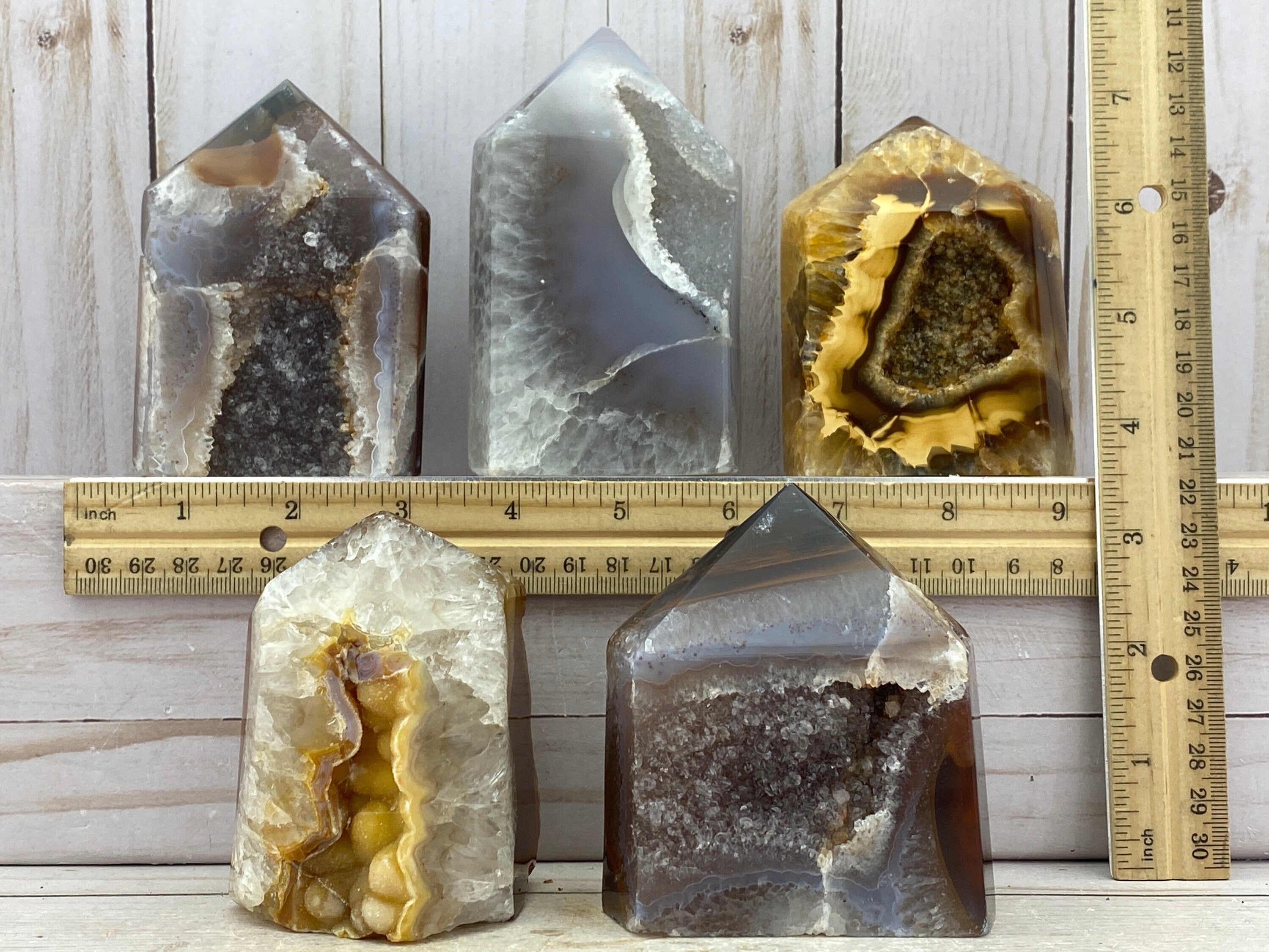 Large Druzy Agate Tower - YOU PICK