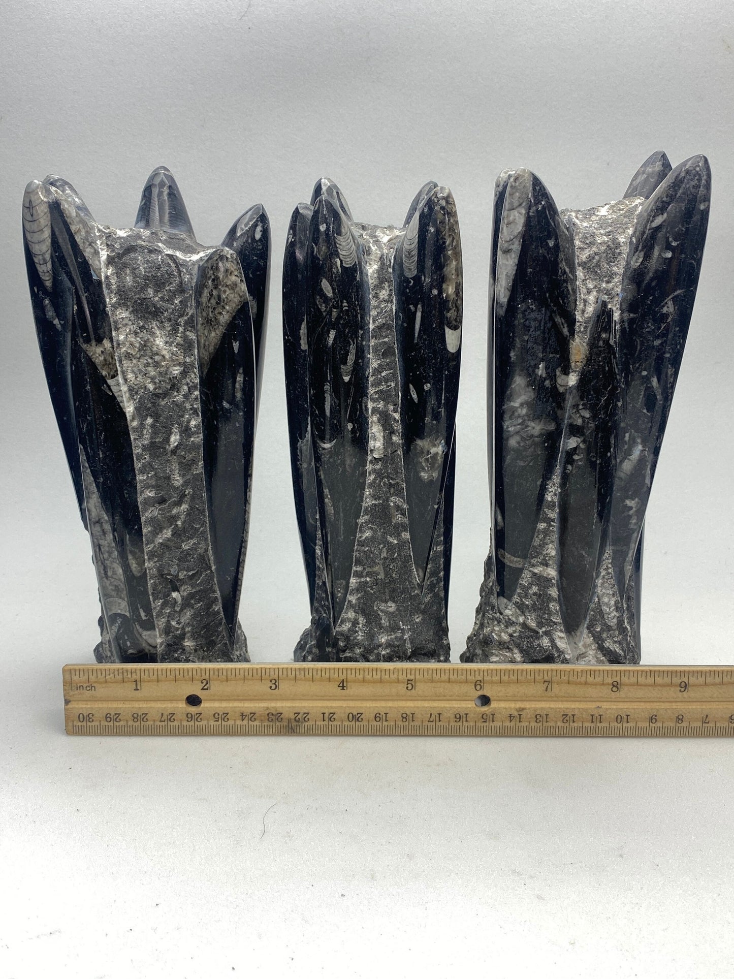 [shopname] - Orthoceras Fossil Tower, rock decor