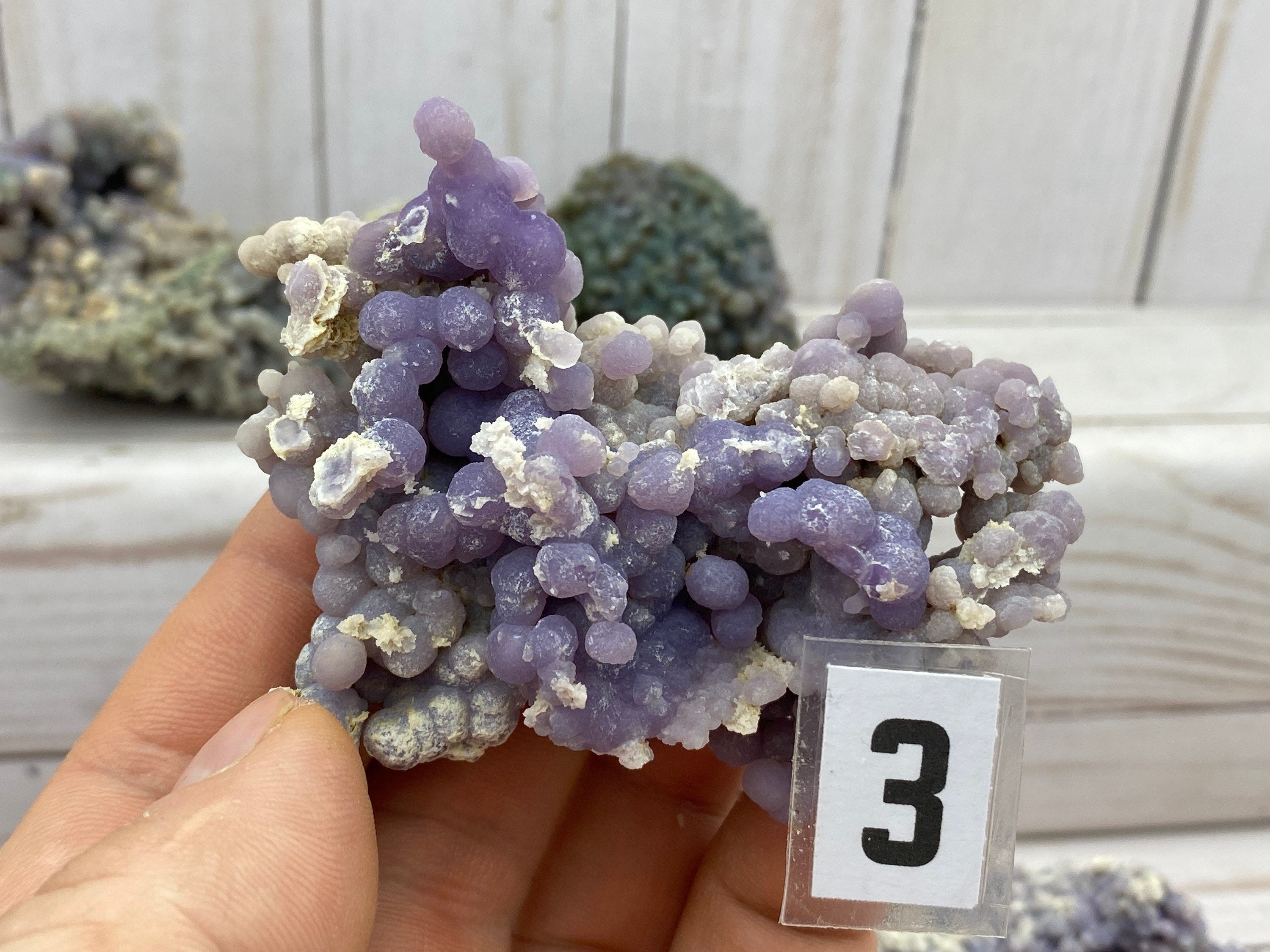 [shopname] - Grape agate, rock decor