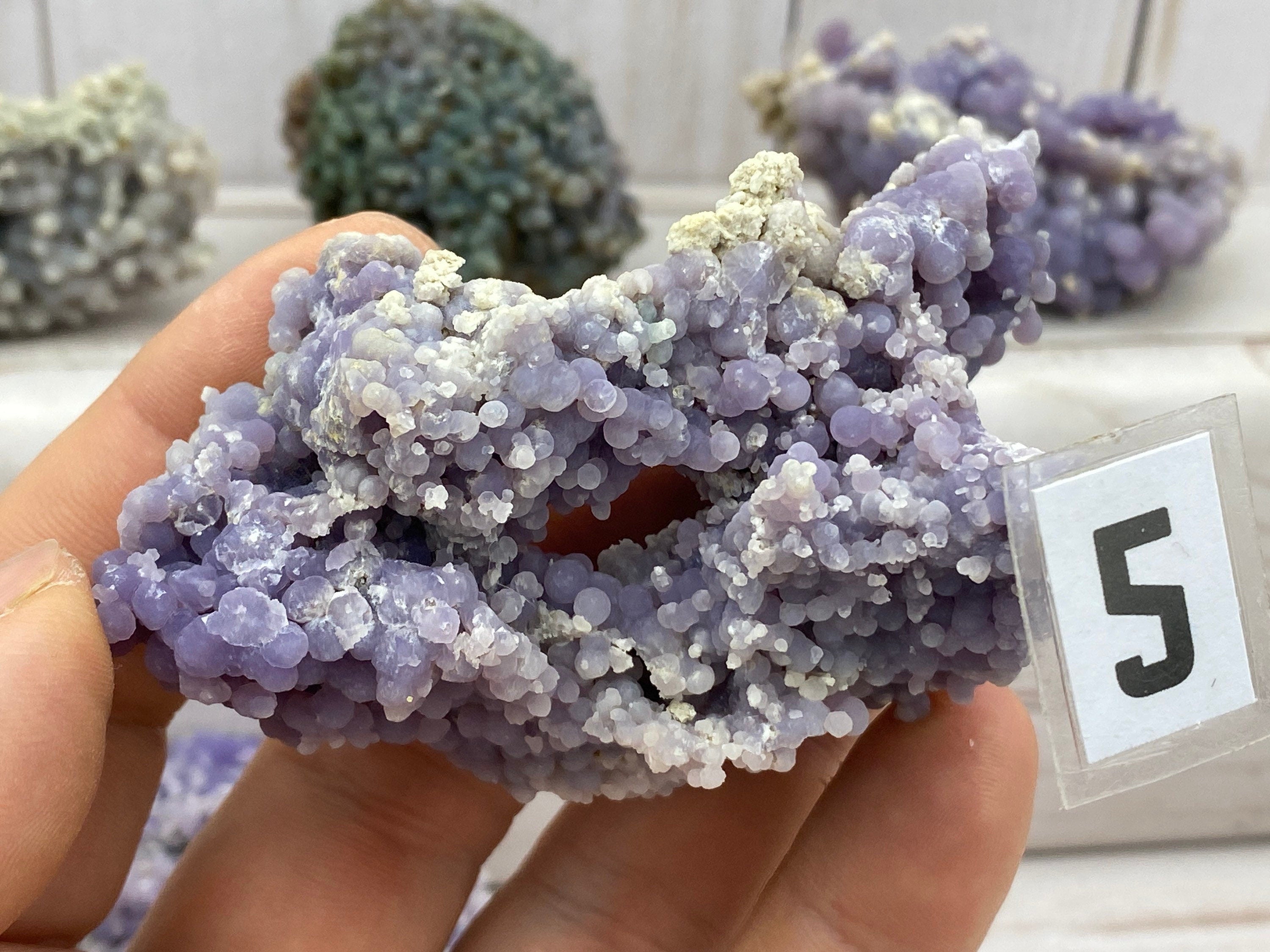 [shopname] - Grape agate, rock decor