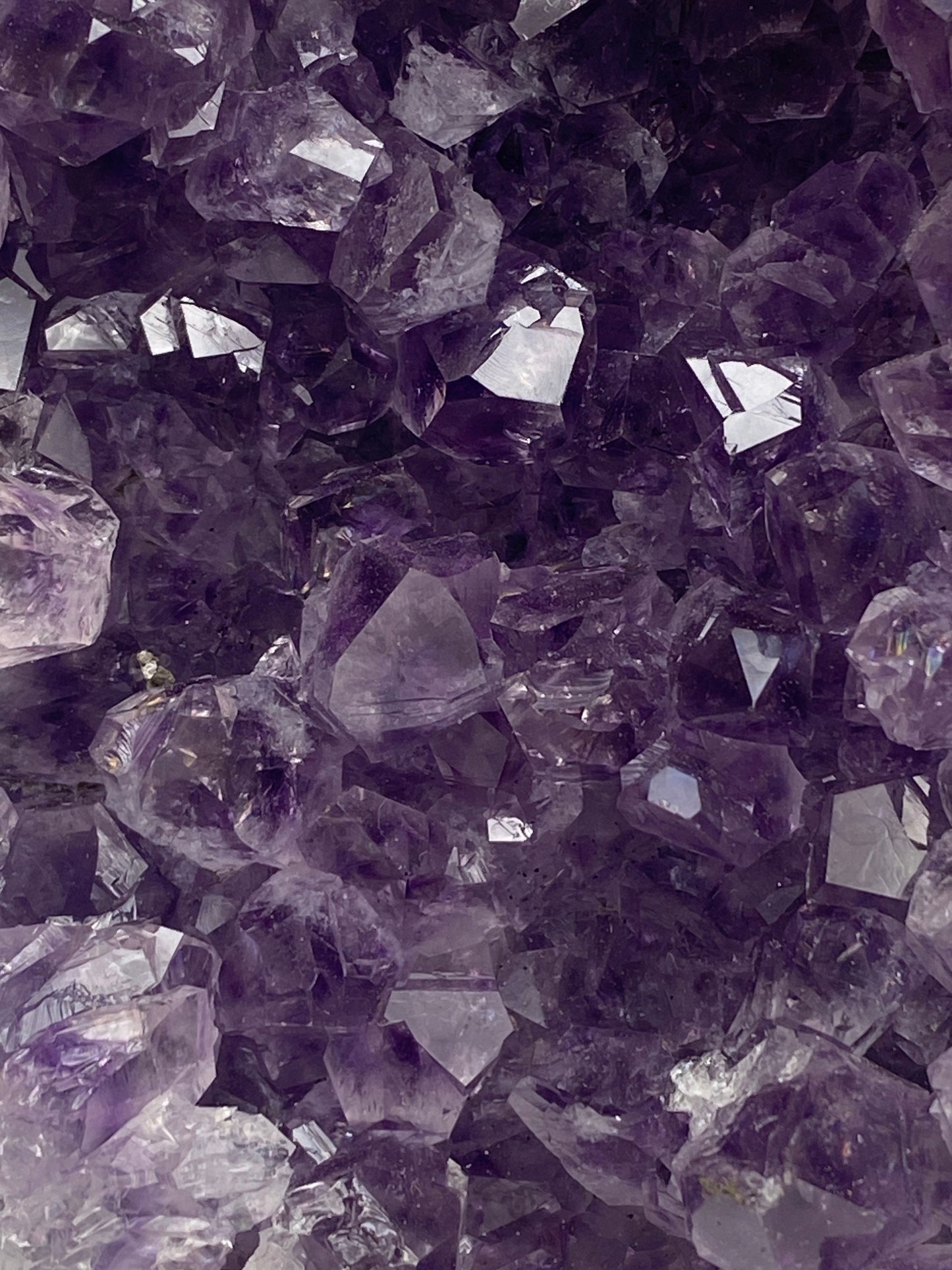 Roccia Roba - Cut Base Amethyst geode cluster, 1-1.5lb, rock decor