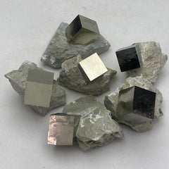 [shopname] - Medium Navajún Pyrite Crystal in Matrix, rock decor