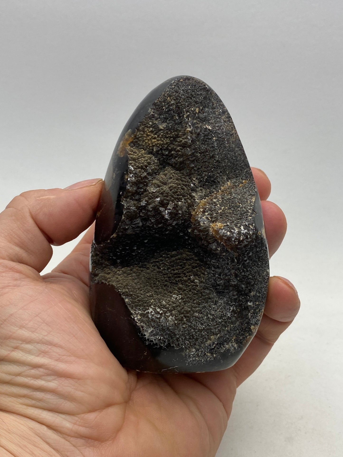 [shopname] - Dragons Egg Septarian Nodule, rock decor