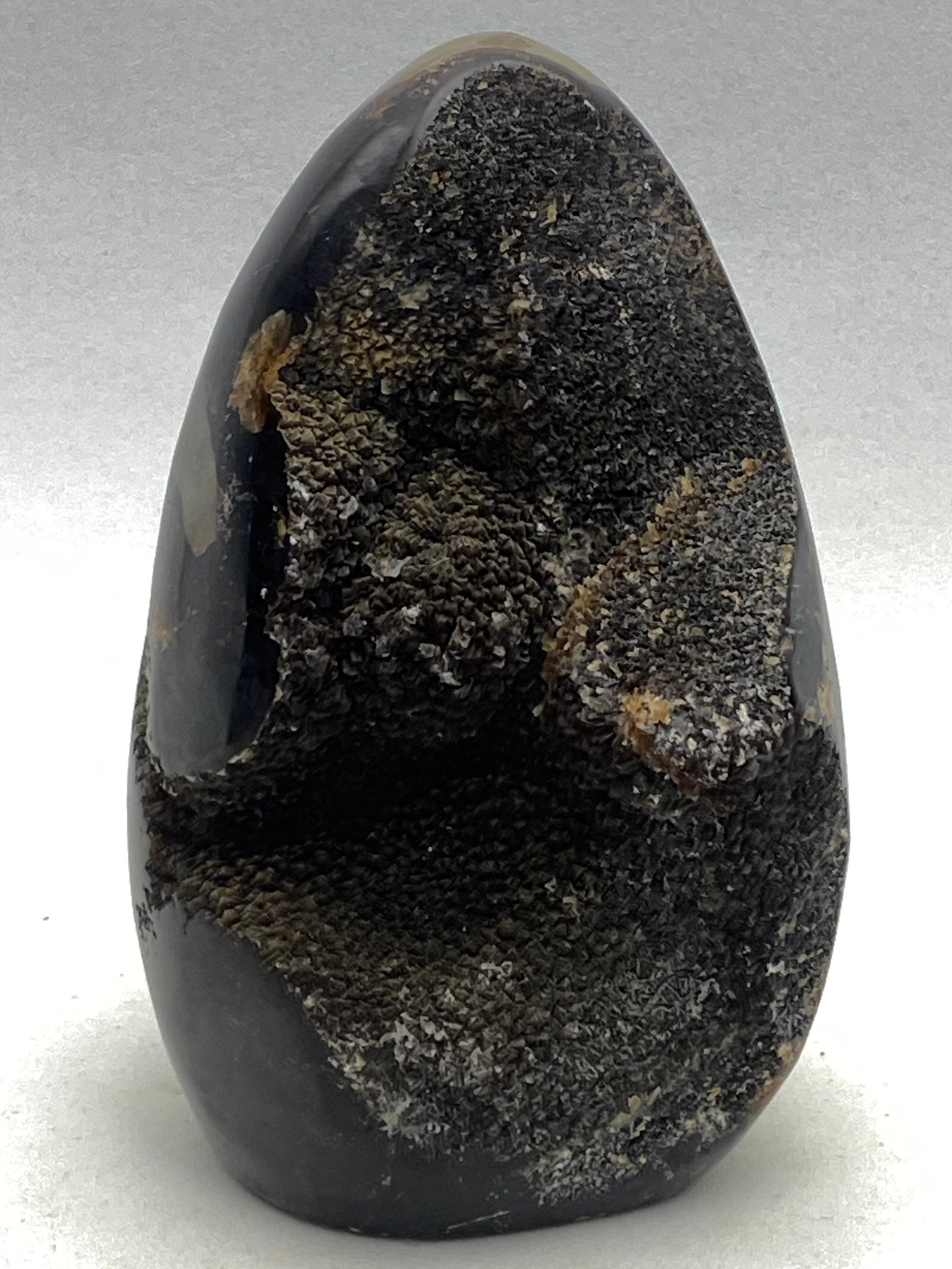 [shopname] - Dragons Egg Septarian Nodule, rock decor