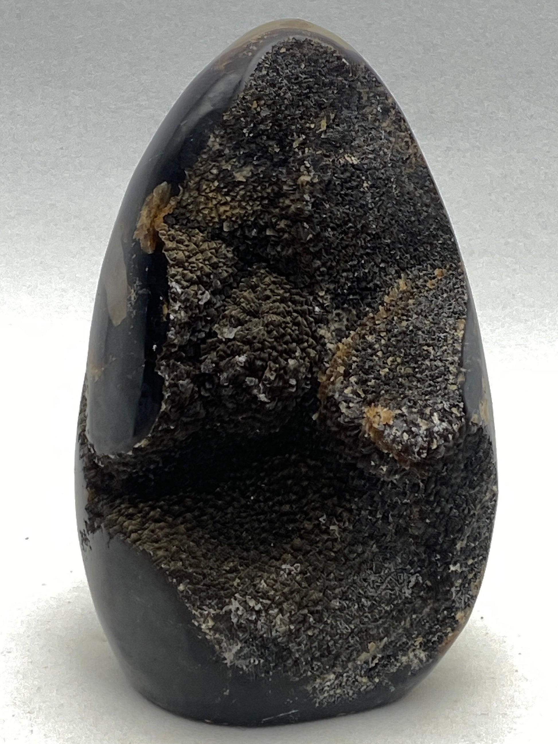 [shopname] - Dragons Egg Septarian Nodule, rock decor