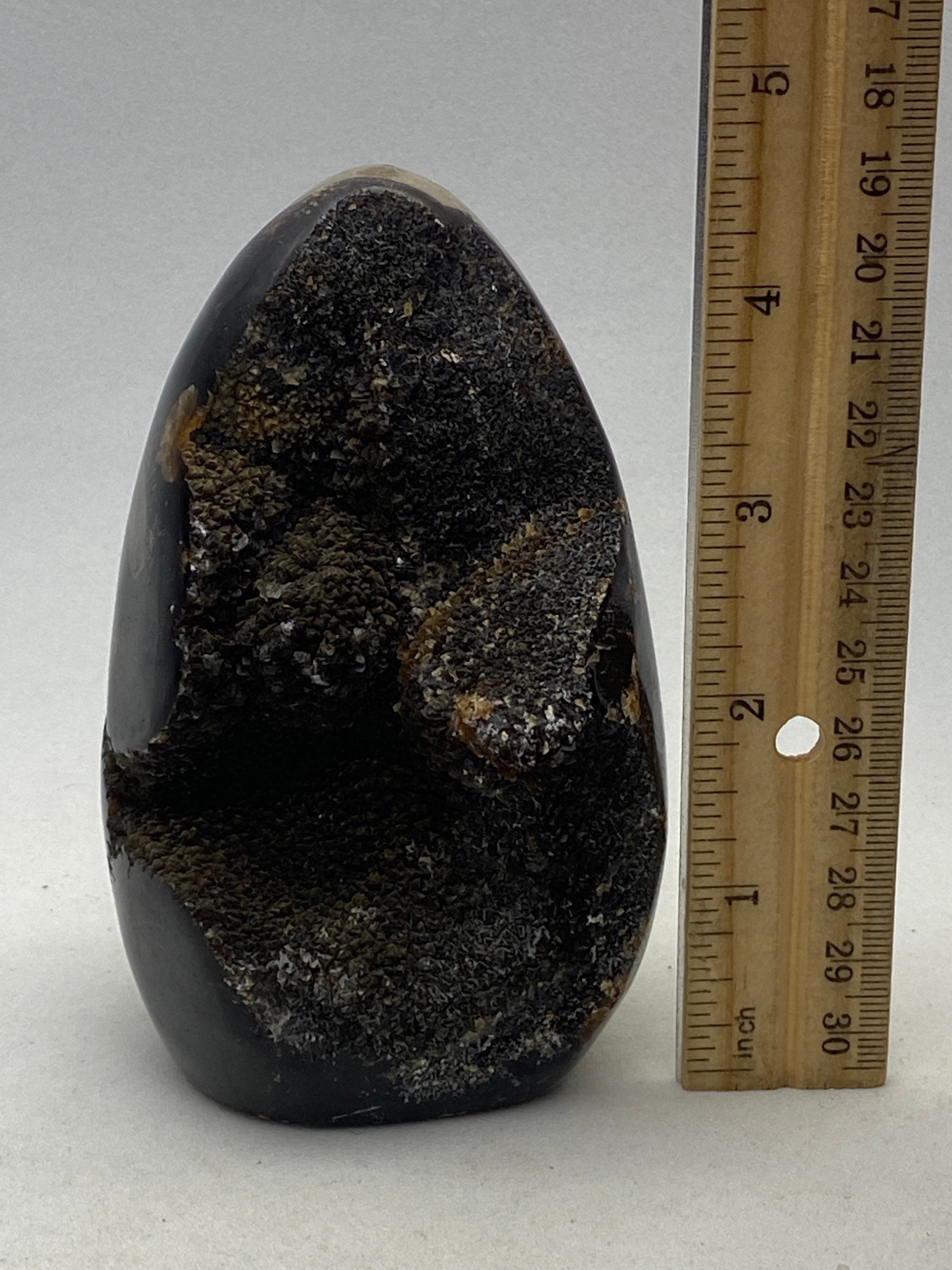 [shopname] - Dragons Egg Septarian Nodule, rock decor