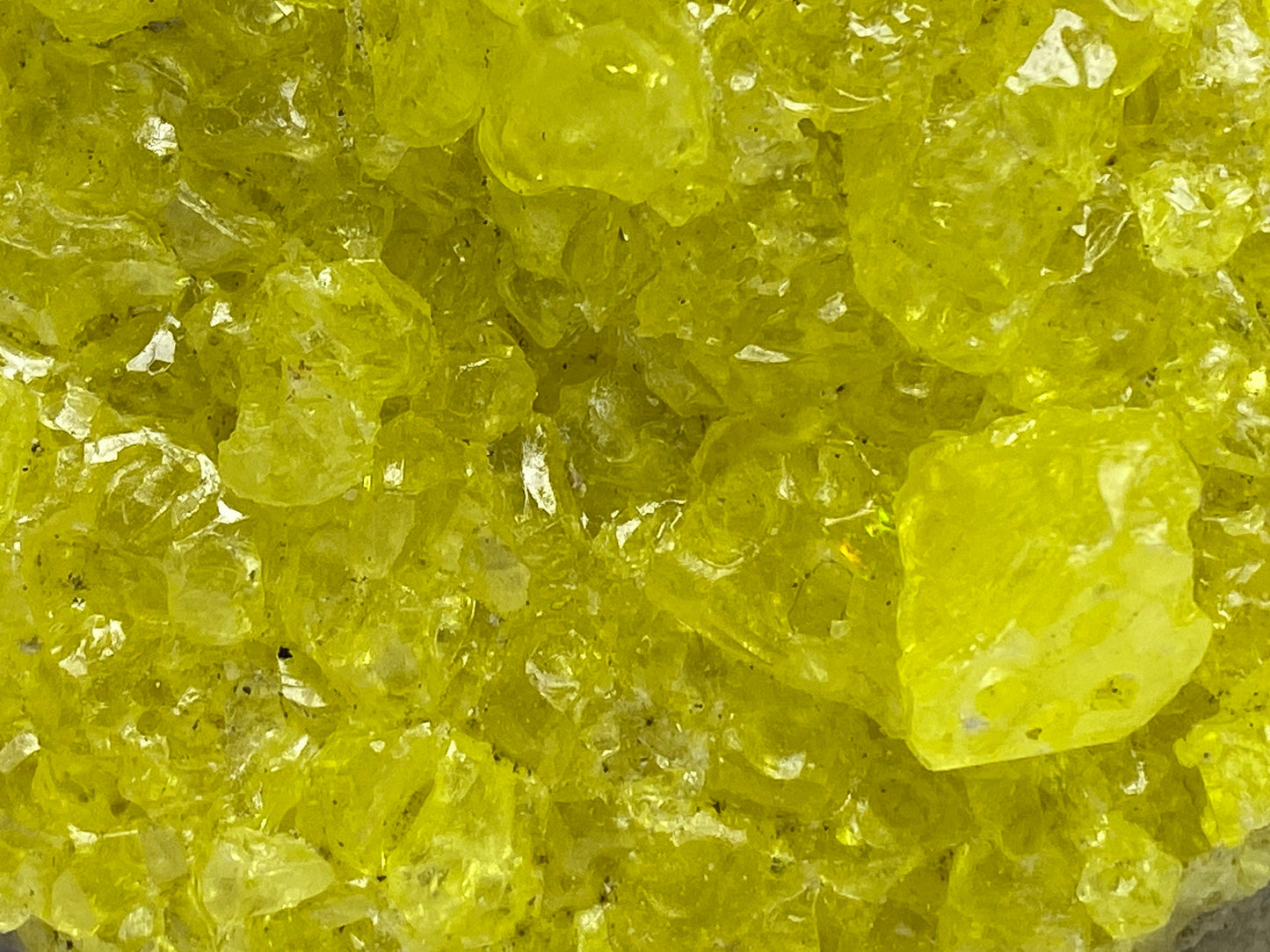 Sulfur Crystal Cluster