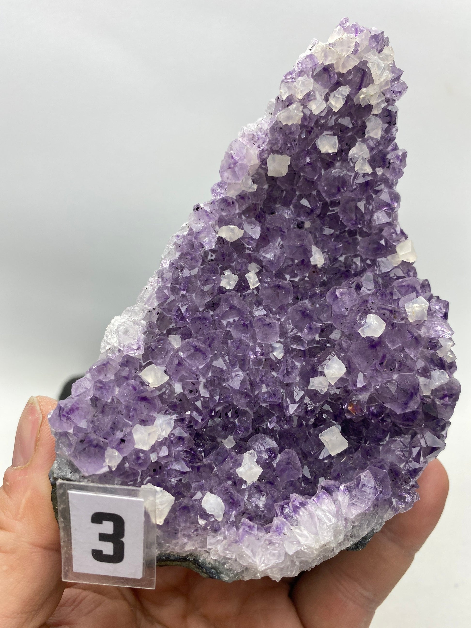 Unique amethyst cluster specimens