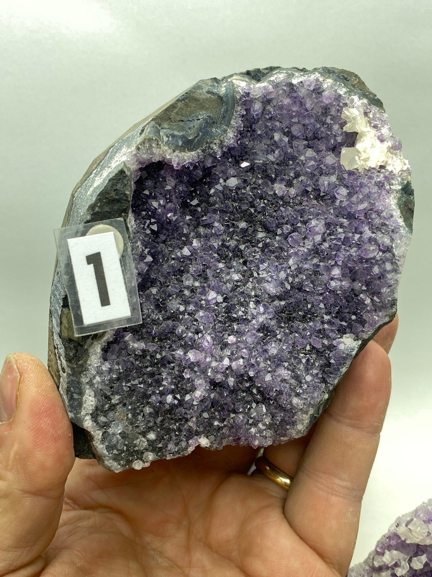 Unique amethyst cluster specimens