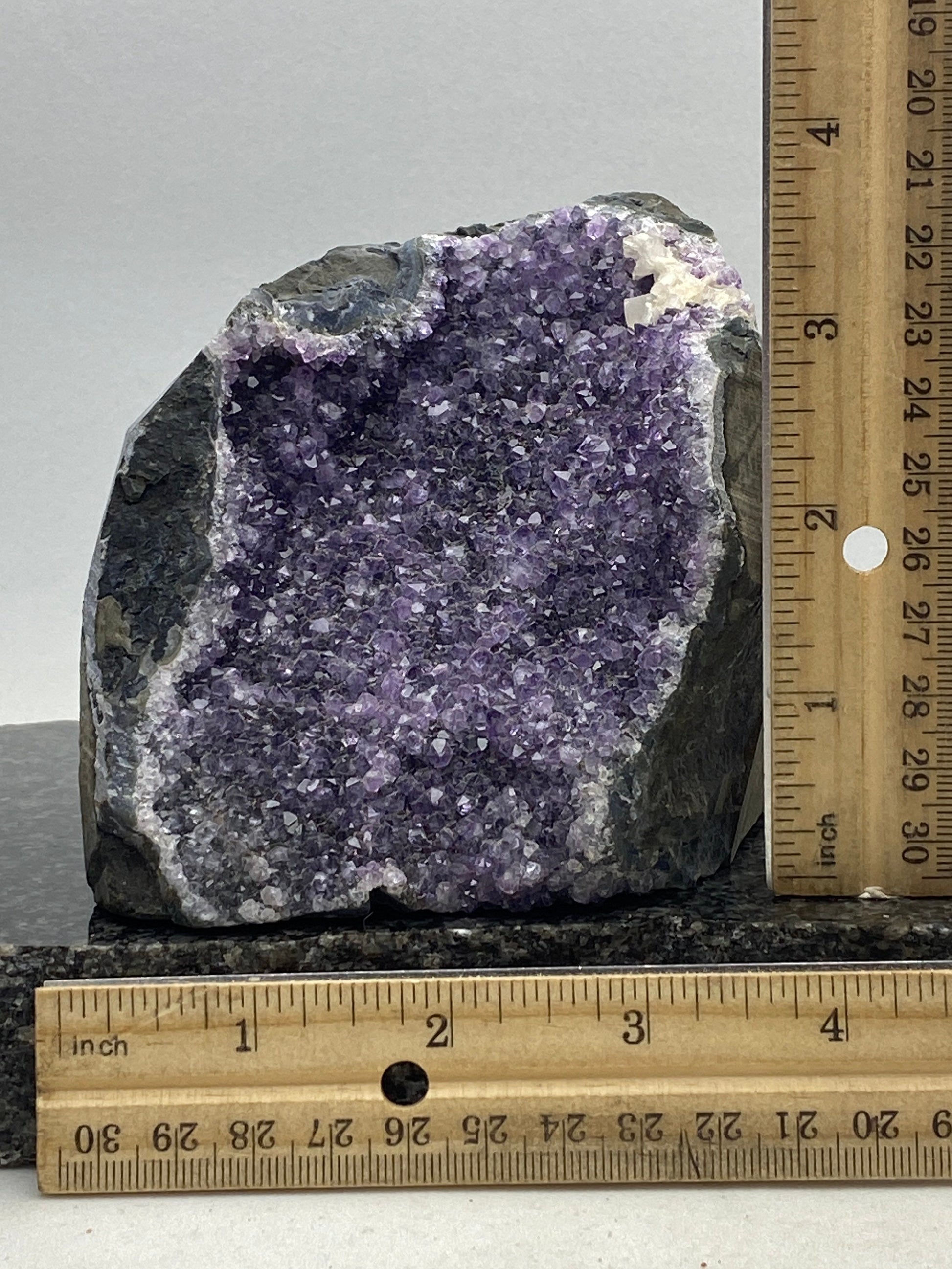 Unique amethyst cluster specimens
