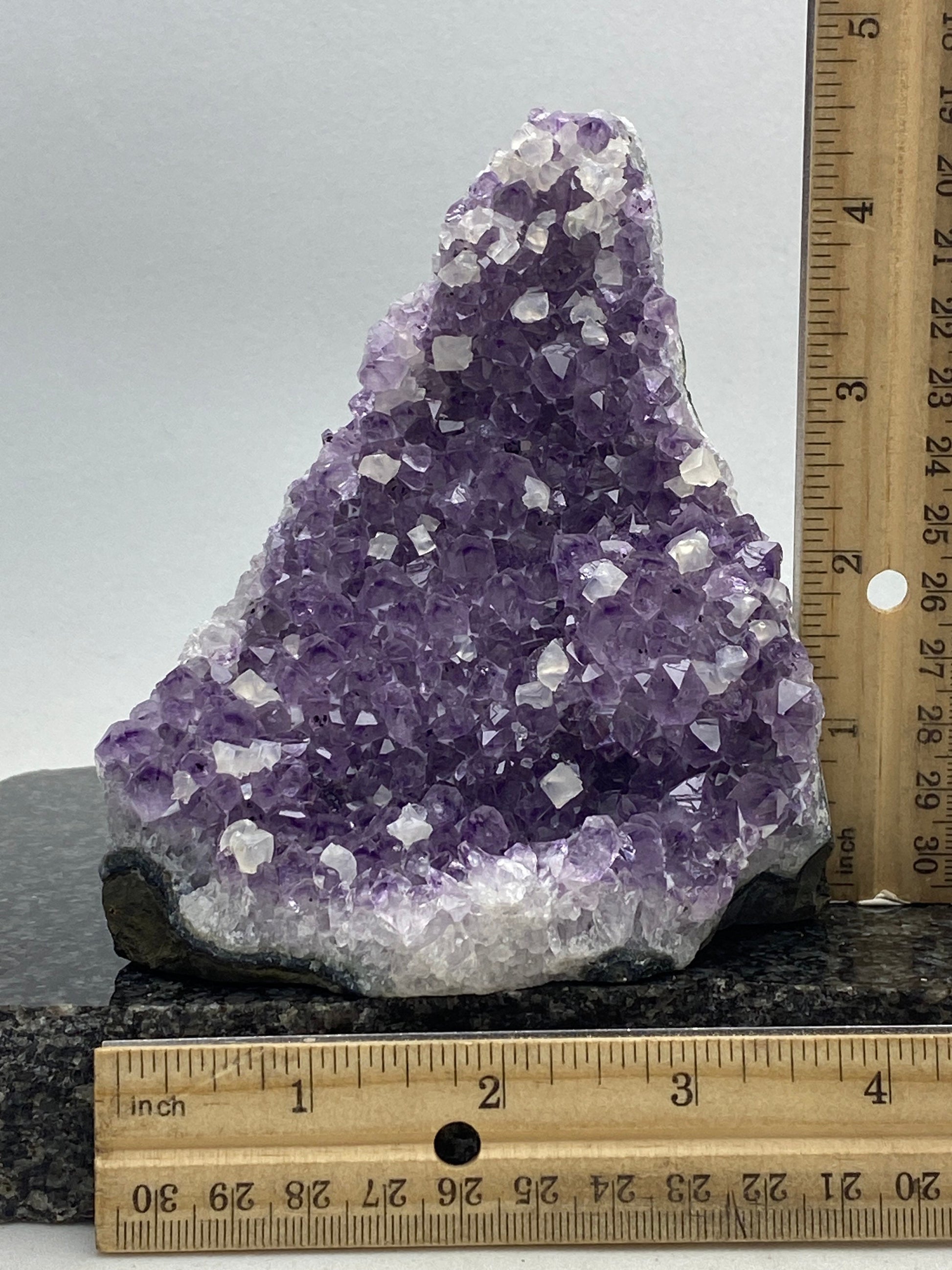 Unique amethyst cluster specimens